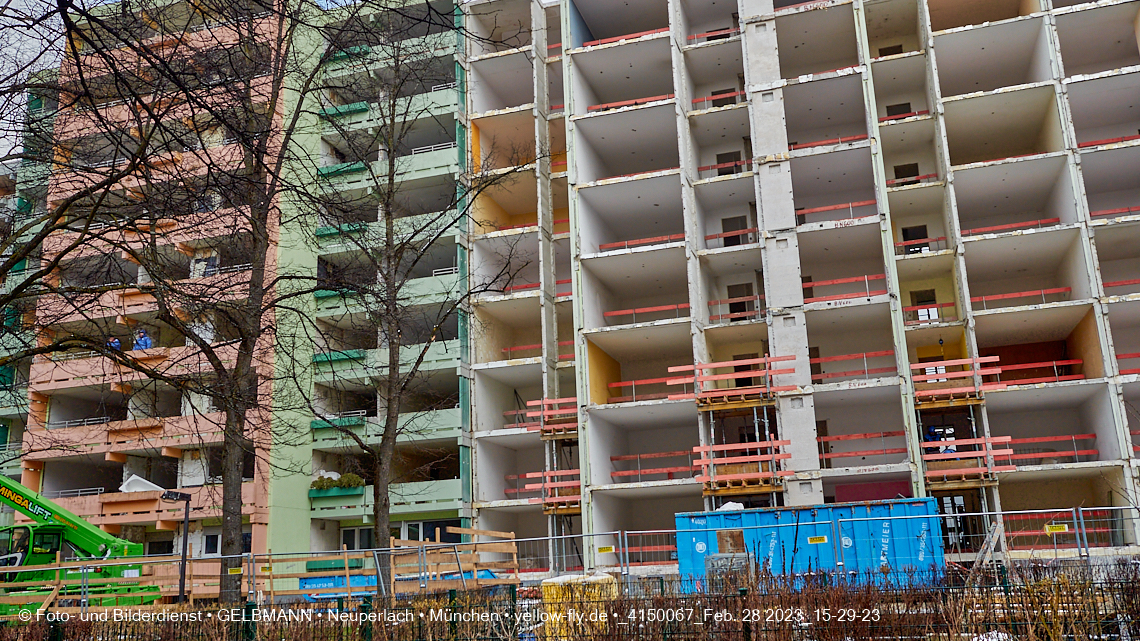 28.02.2023 - Sanierung in der Kurt-Eisner Straße Neuperlach